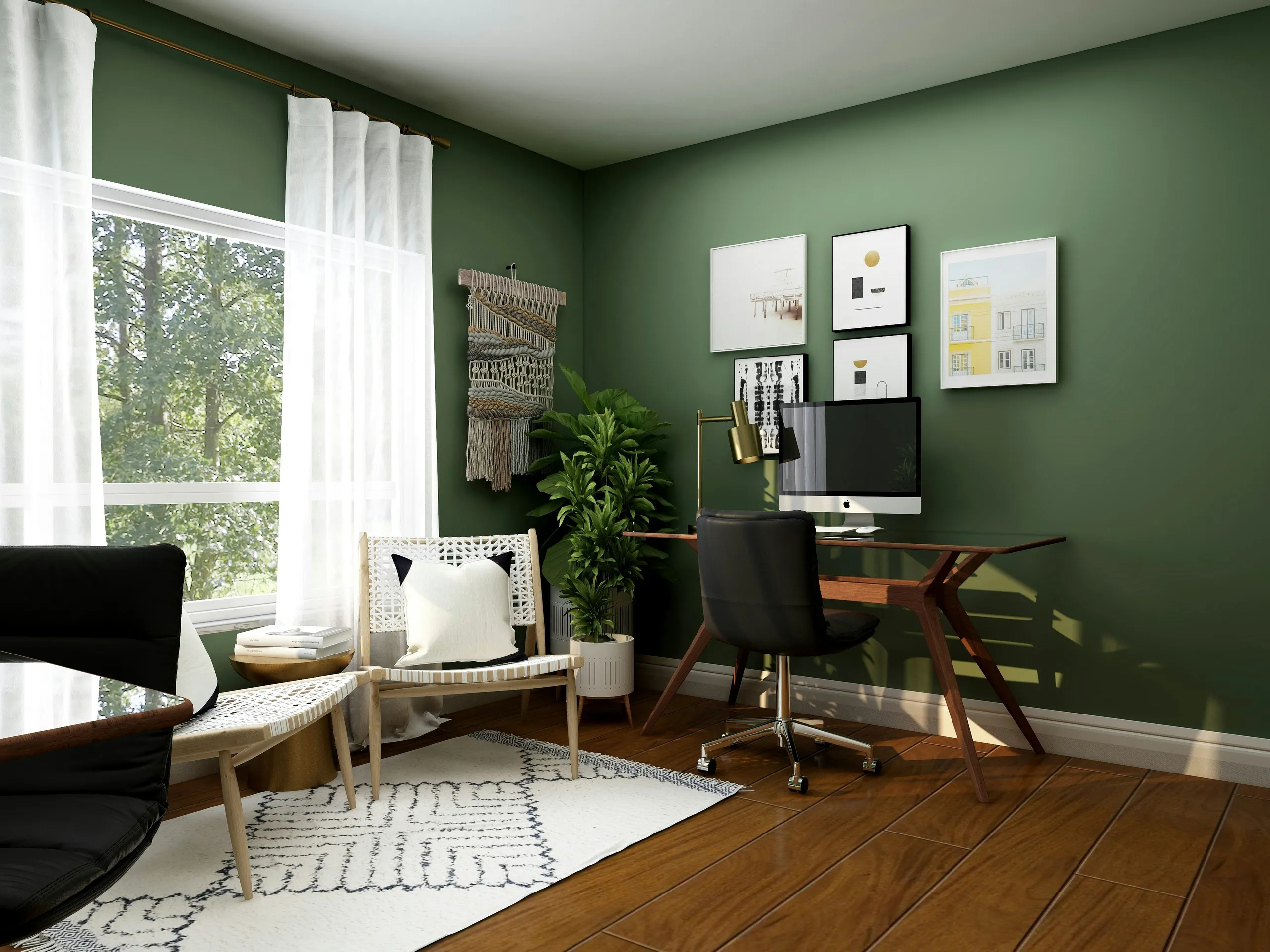 Salón Verde, Salón con plantas